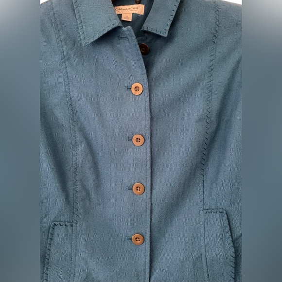 Coldwater Creek Blazer/jacket With Shoulder Pads Size 4 - Picture 2 of 3